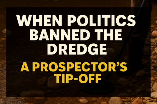 When Politics Banned the Dredge: A Prospector’s Tip-Off