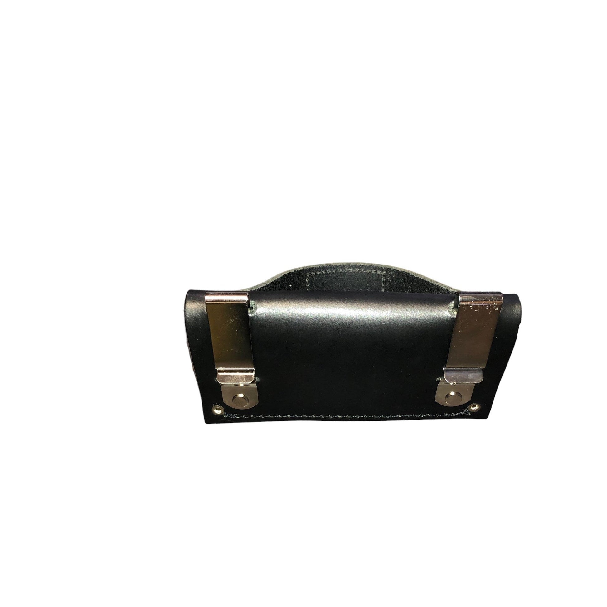 Clip on Leather Pick Holder (Harness)-Lucky Strike Gold