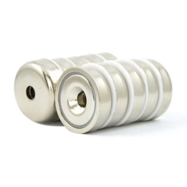 Countersunk Pot Magnet 25X8mm-Lucky Strike Gold
