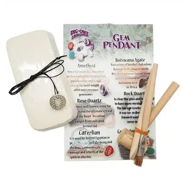 Dig Out & Discover Kit Large - Gem Pendant-Lucky Strike Gold
