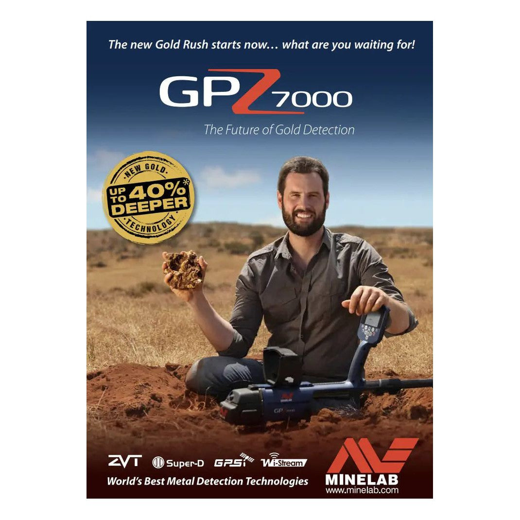 GPZ 7000 Metal Detector-Lucky Strike Gold