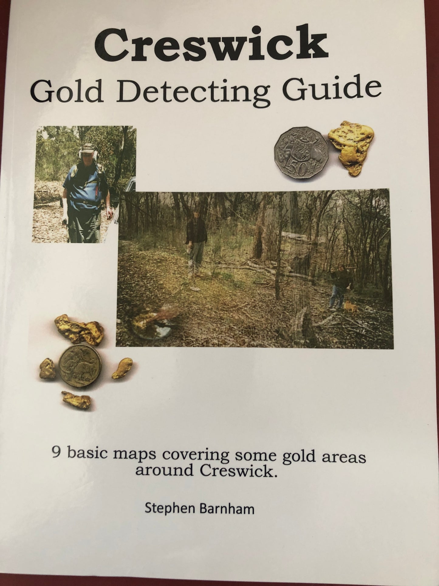 Creswick Gold Detecting Guide Map - DCE