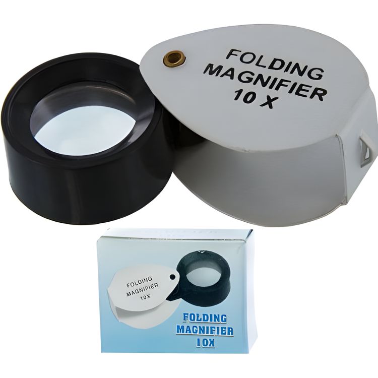 Jewellers Loupe 10x16mm-Lucky Strike Gold