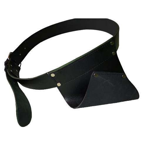 Leather Pick Holder Belt-Lucky Strike Gold