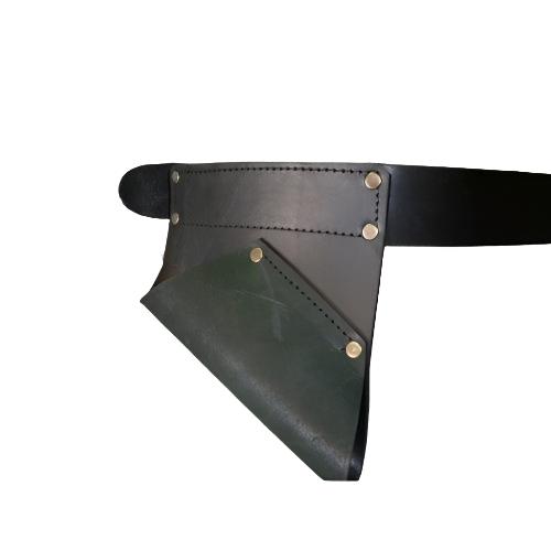 Leather Pick Holder Belt-Lucky Strike Gold