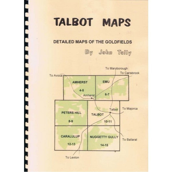 Map, John Tully Talbot-Lucky Strike Gold
