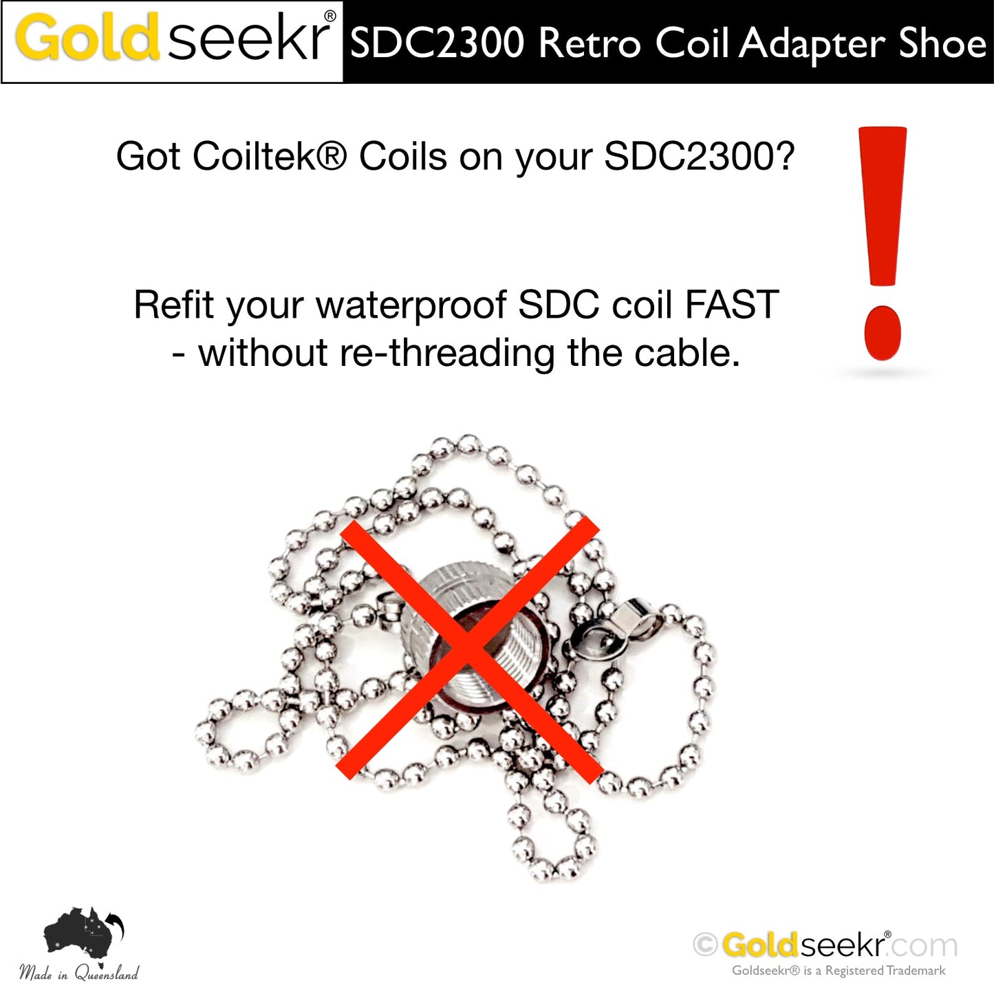 Quick Swap Fit Coil Adaptor for SDC-Lucky Strike Gold