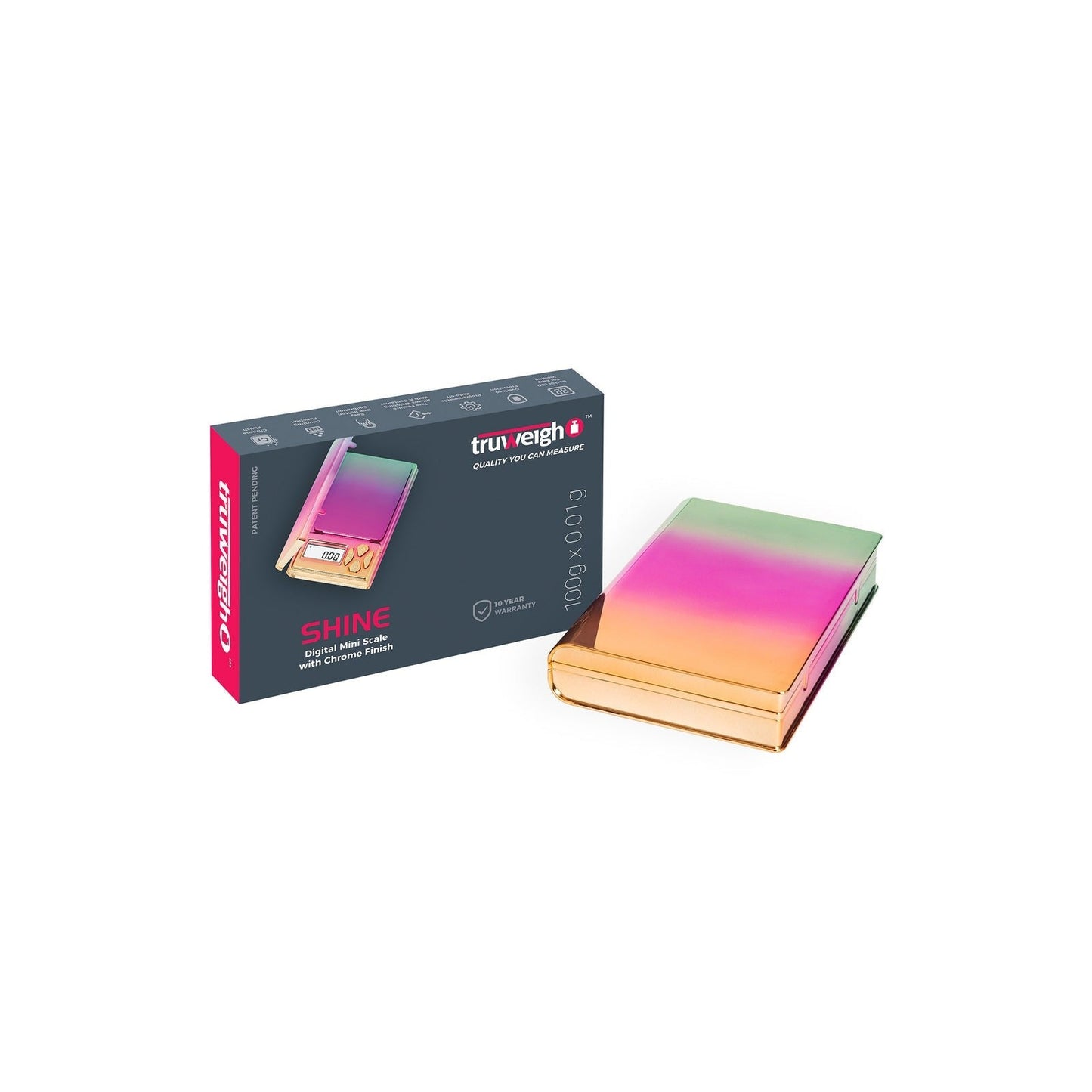 RAINBOW SHINE DIGITAL MINI SCALE-Lucky Strike Gold