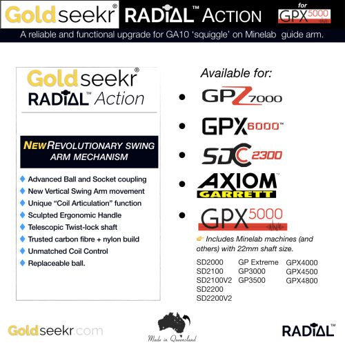 Radial Bolt On Guide Arm GPX5000-Lucky Strike Gold