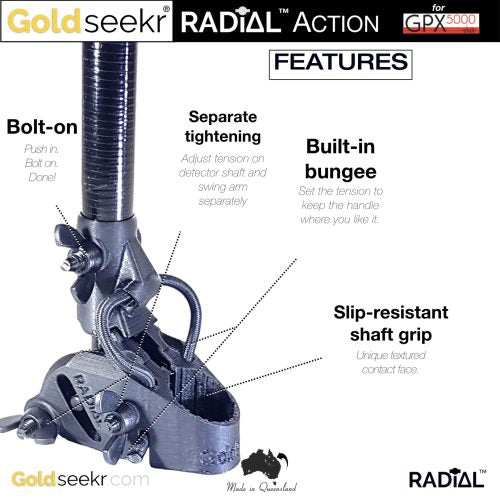 Radial Bolt On Guide Arm GPX5000-Lucky Strike Gold