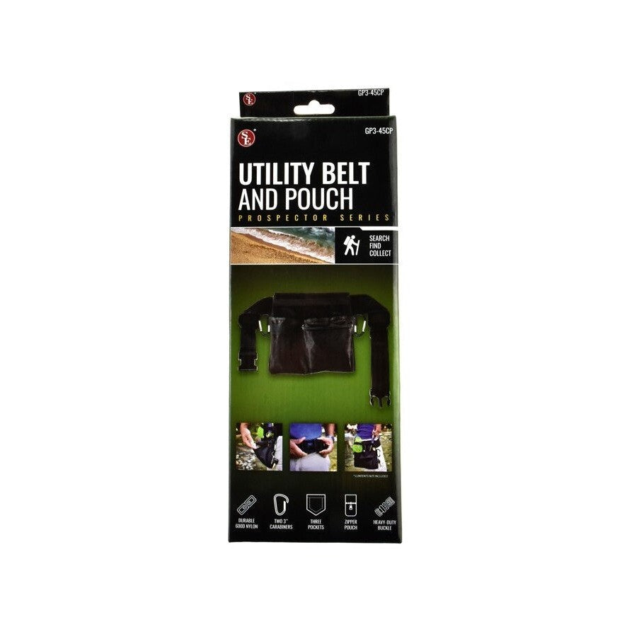 Utility Belt and Pouch - 3 Pockets-Lucky Strike Gold