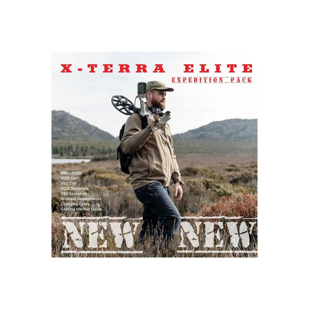 X-Terra Elite Metal Detector-Lucky Strike Gold