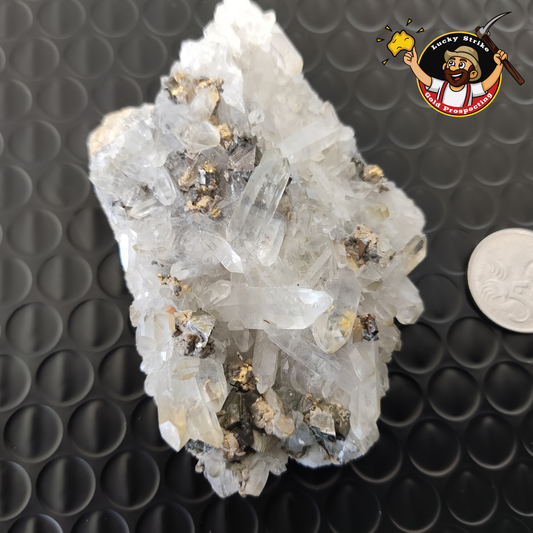 💥 INCREDIBLE PYRITE & GOLD SPECIMEN! 💥