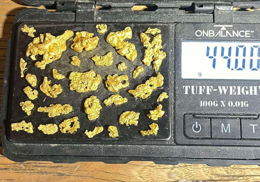 A Thrilling 44g Gold Nugget Haul!