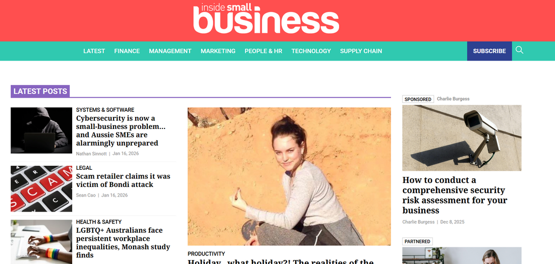 INSIDE SMALL BUSINESS: Holiday…what holiday?!