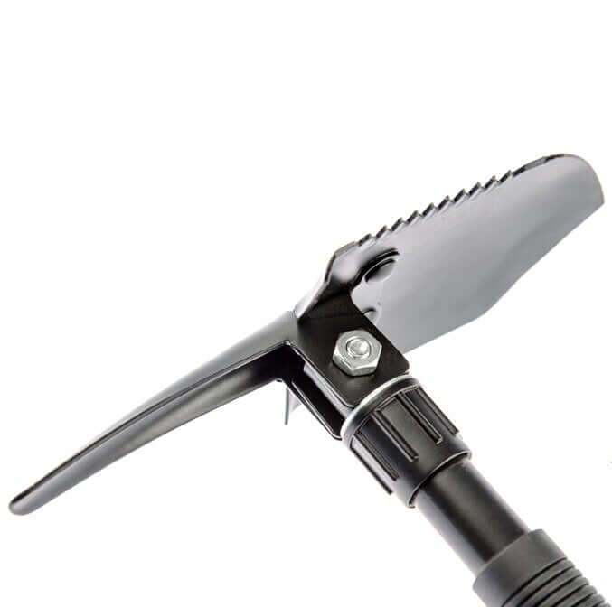 3-IN-1 Folding Gold Prospecting Pick with Shovel, Saw and Carrying Case Prospector's Choice