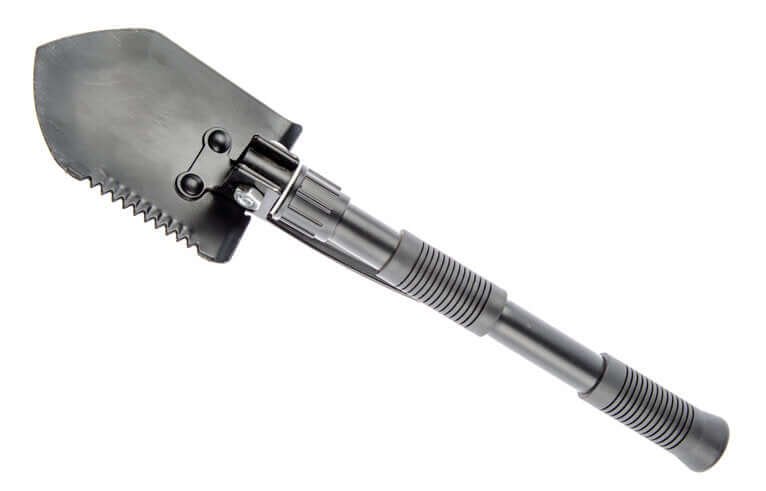 3-IN-1 Folding Gold Prospecting Pick with Shovel, Saw and Carrying Case Prospector's Choice