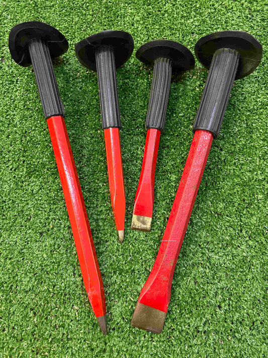 4pc Chisel Set - (DISCONTINUED- WHILE STOCKS LAST)-Lucky Strike Gold