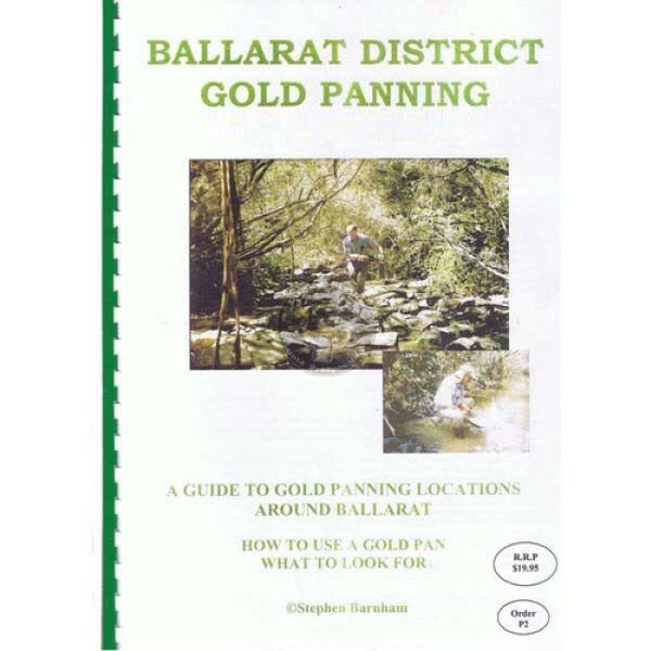 Ballarat District Gold Panning Guide Map-Lucky Strike Gold