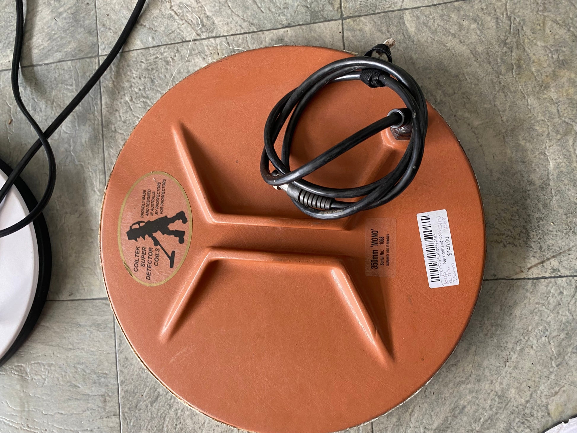 Coiltek 350mm Mono Terracotta Coil - Second Hand-Lucky Strike Gold