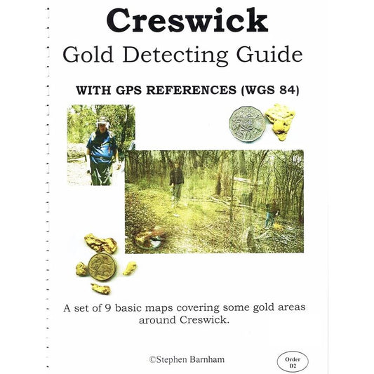 Creswick Gold Detecting Guide Map-Lucky Strike Gold