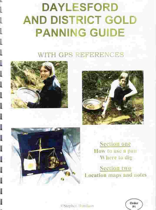 Daylesford & District Goldpanning Guide Map-Lucky Strike Gold