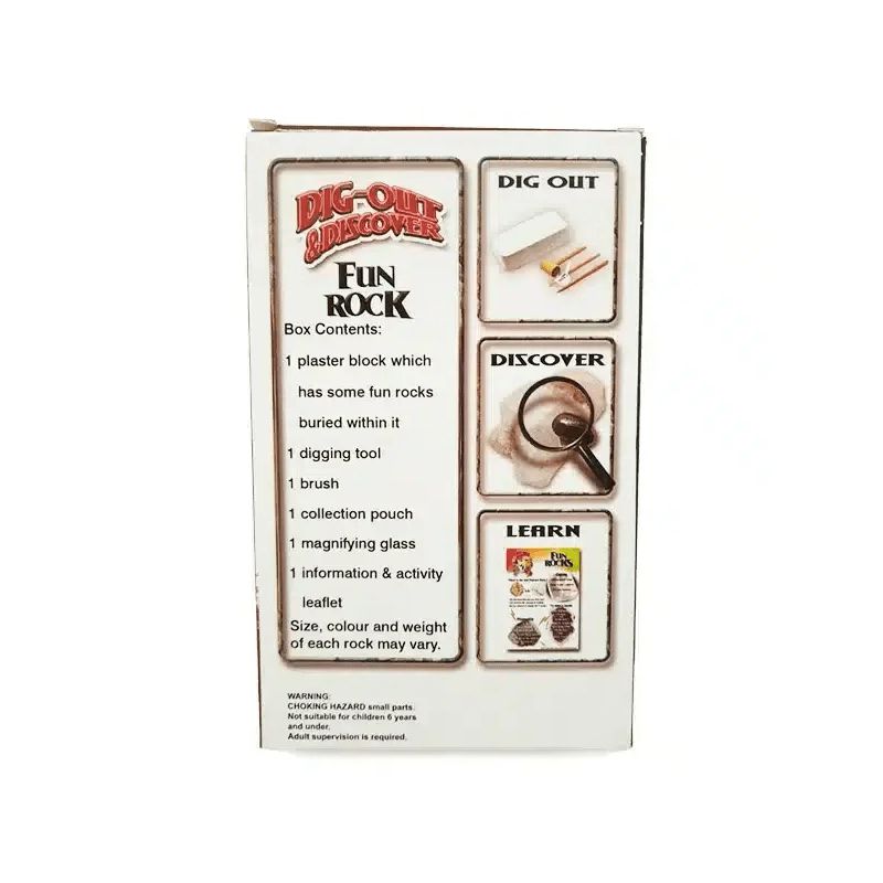 Dig Out & Discover Kit Large - Fun Rocks-Lucky Strike Gold