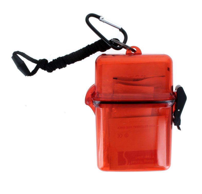 50 pc First Aid Kit  in Waterproof Case with Lanyard