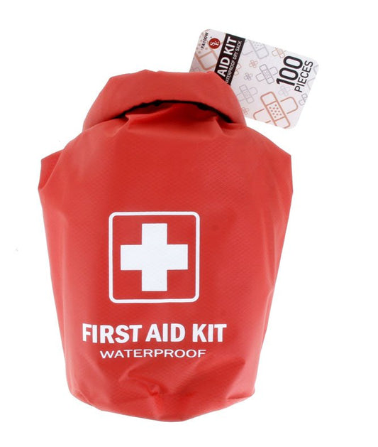 100Pc First Aid Kit in Waterproof Bag