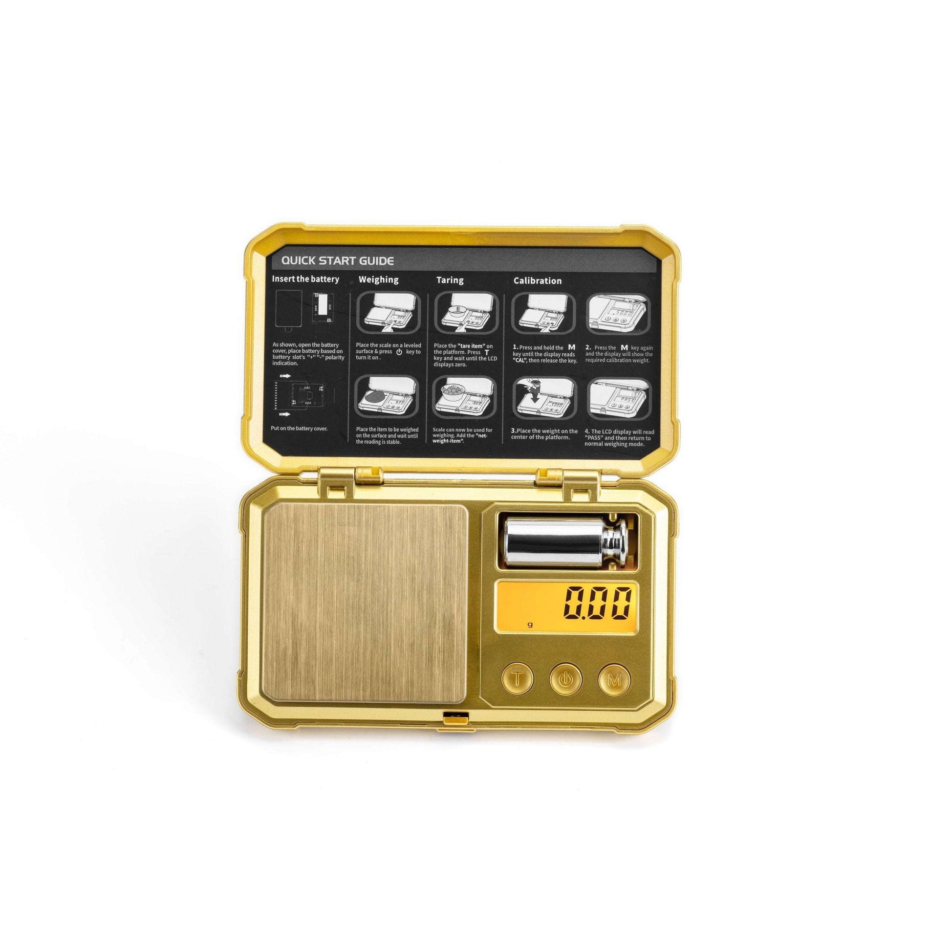 Fuzion - Gold Skull Pocket Scale-Lucky Strike Gold