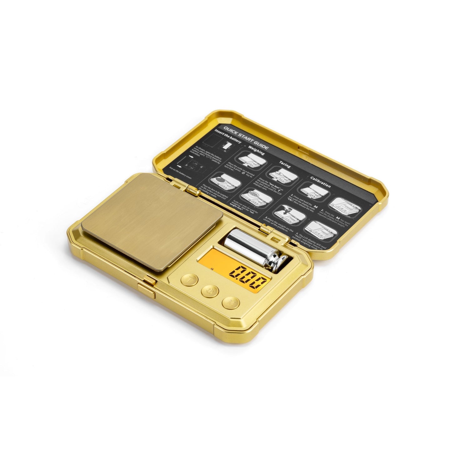 Fuzion - Gold Skull Pocket Scale-Lucky Strike Gold