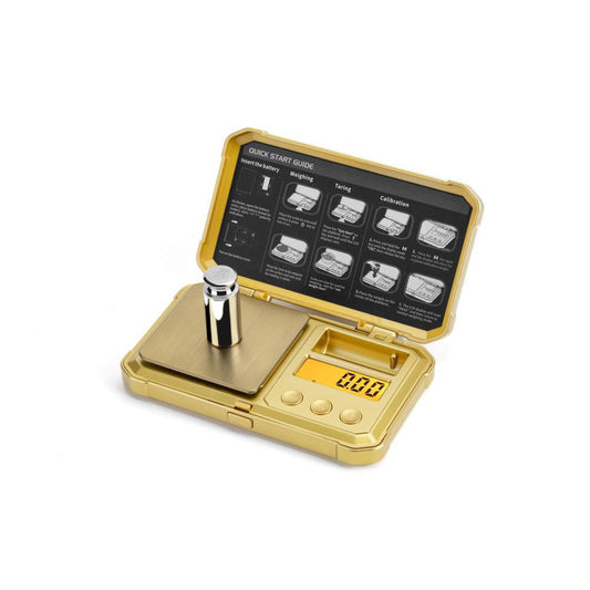 Fuzion - Gold Skull Pocket Scale-Lucky Strike Gold