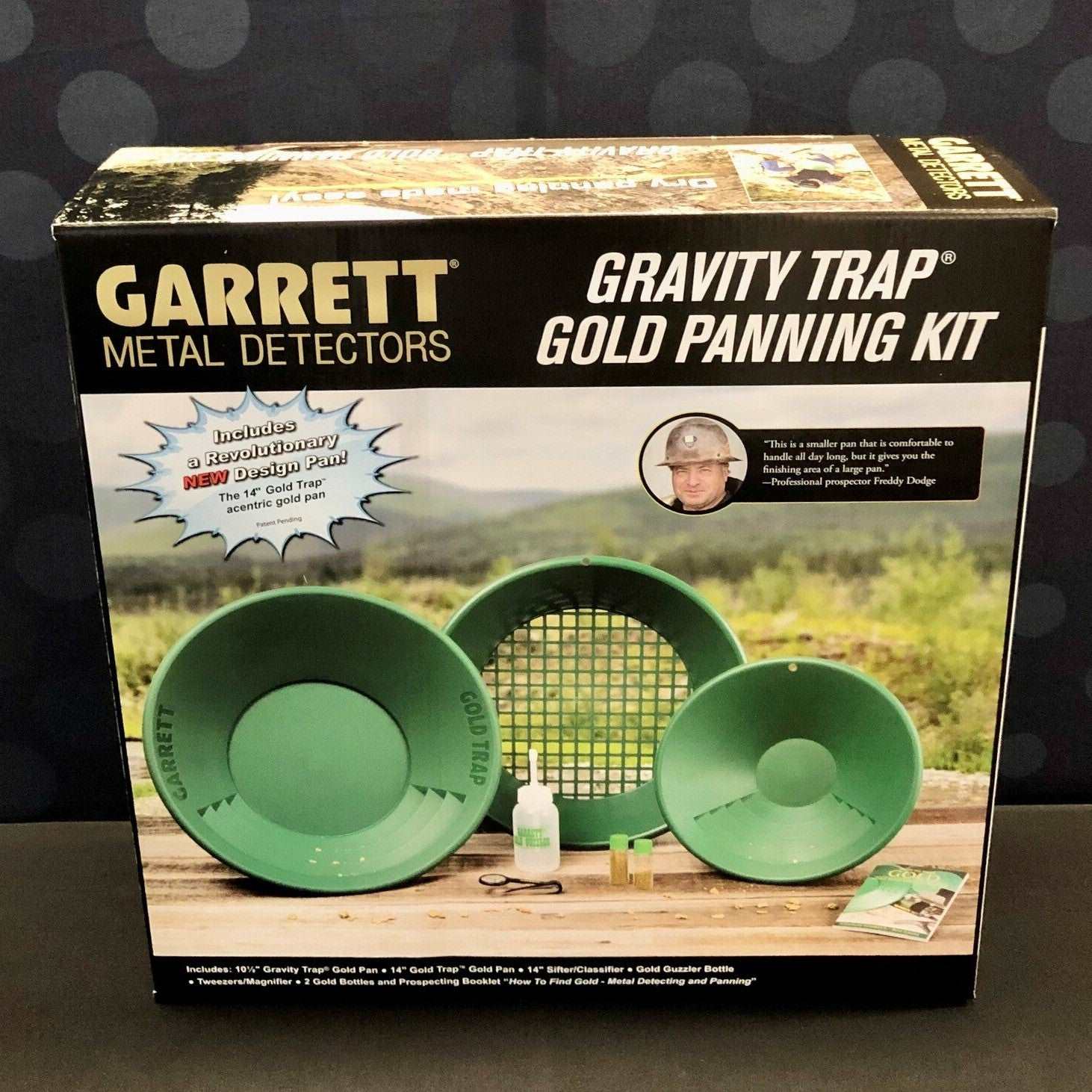 Garrett Gravity Trap Goldpan Kit-Lucky Strike Gold