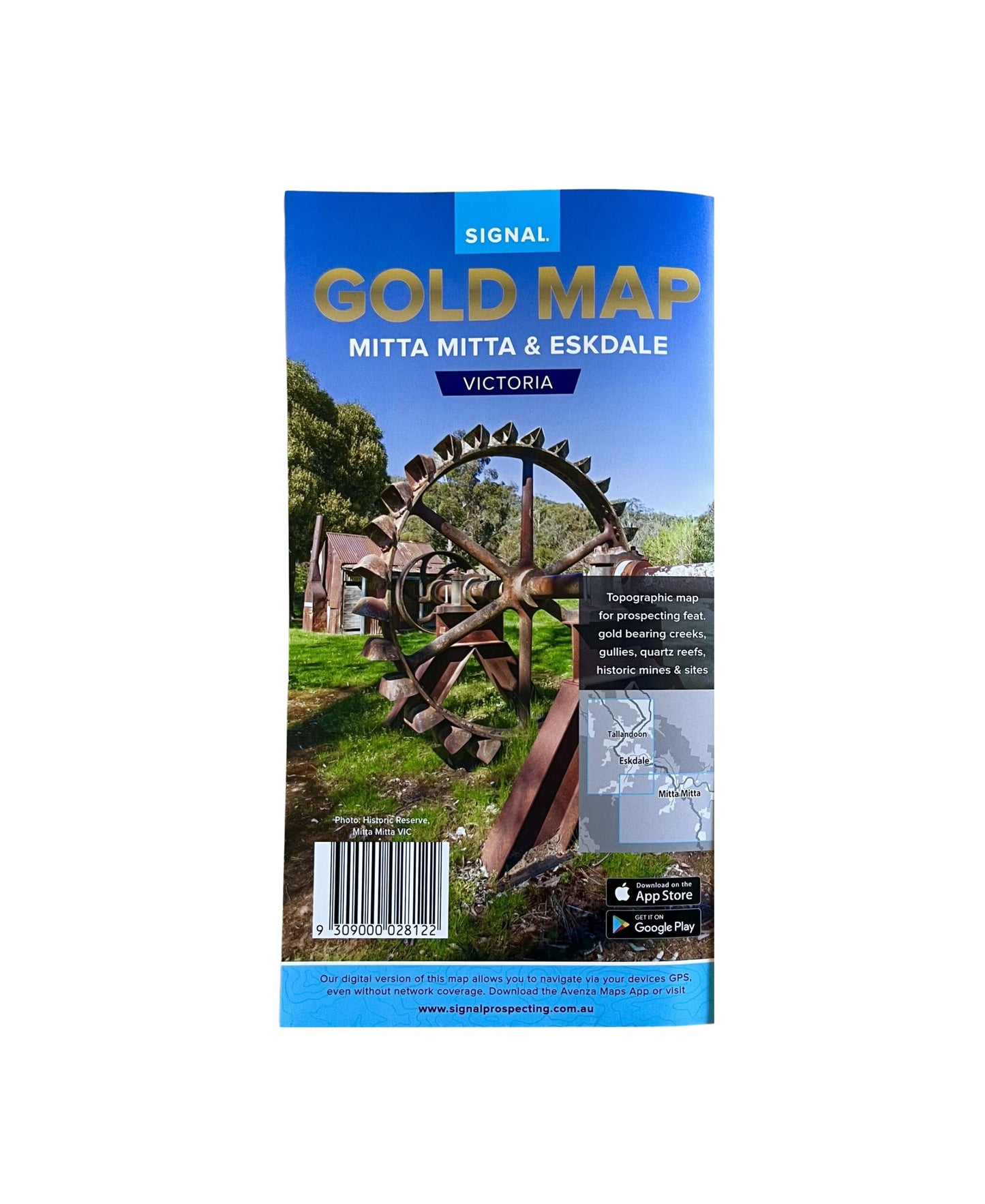 Gold Map Mitta Mitta & Eskdale-Lucky Strike Gold