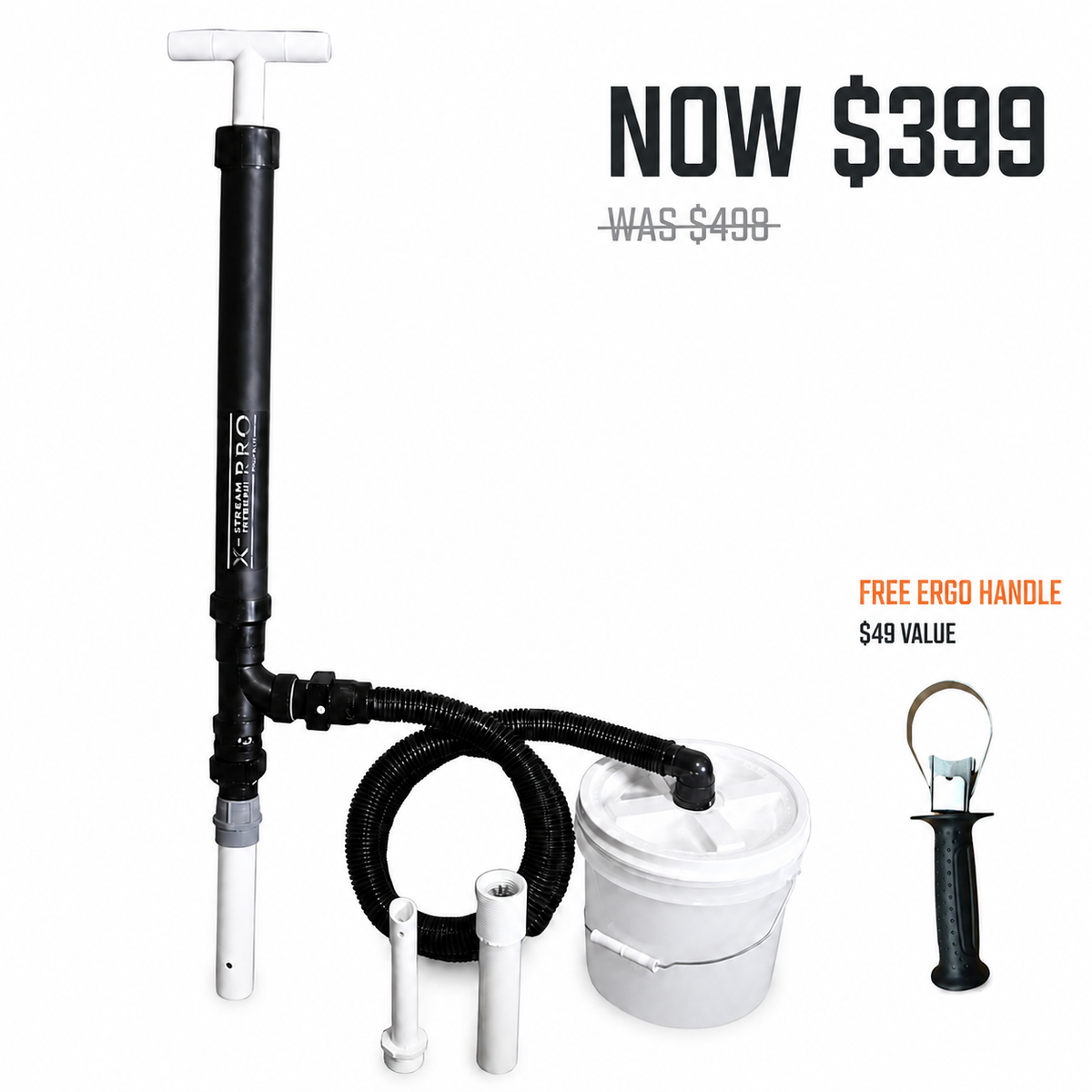 Gold-N-Sand Hybrid Pro Hand Dredge - Pro Bundle