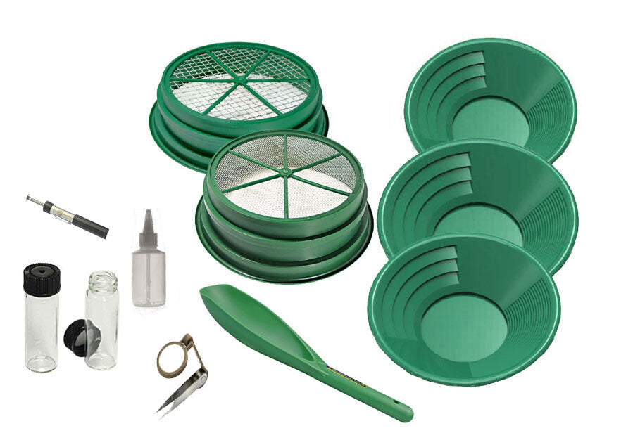 Gold panning Kit 11 piece-Lucky Strike Gold