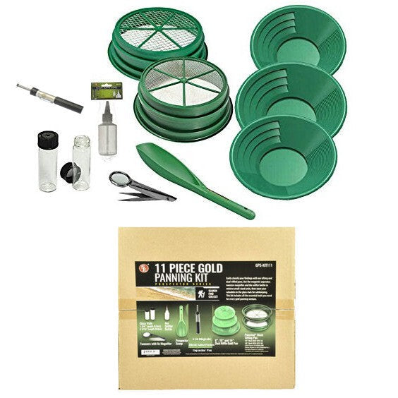 Gold panning Kit 11 piece-Lucky Strike Gold