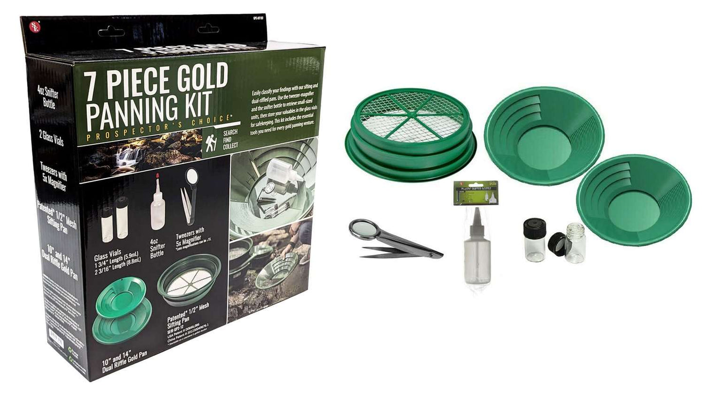 Gold panning Kit 7 piece-Lucky Strike Gold