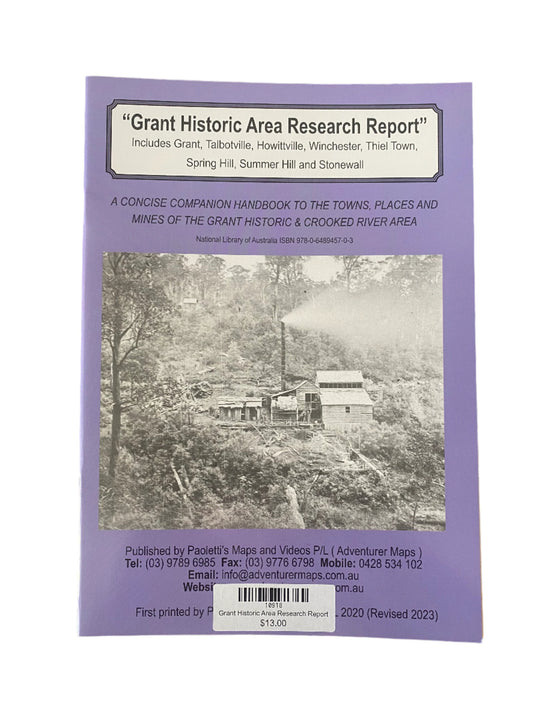 Grant Historic Area Research Report-Lucky Strike Gold