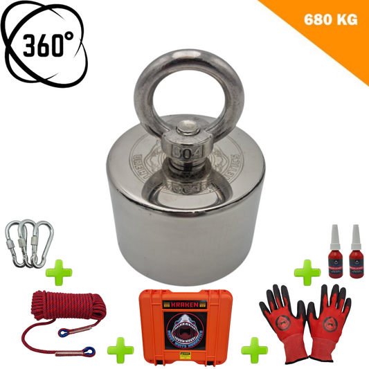 KRAKEN MK2  Fishing Magnet Kit - 680kg