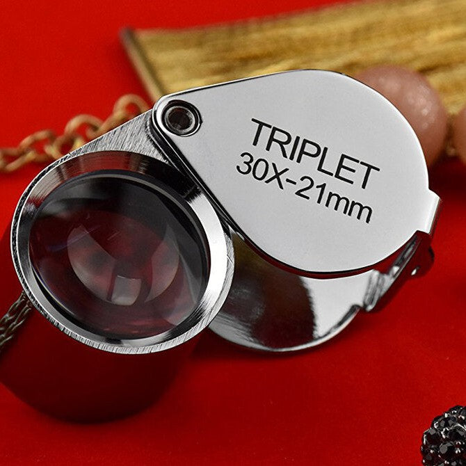 Loupe 30x21mm Triplet Pro-Lucky Strike Gold