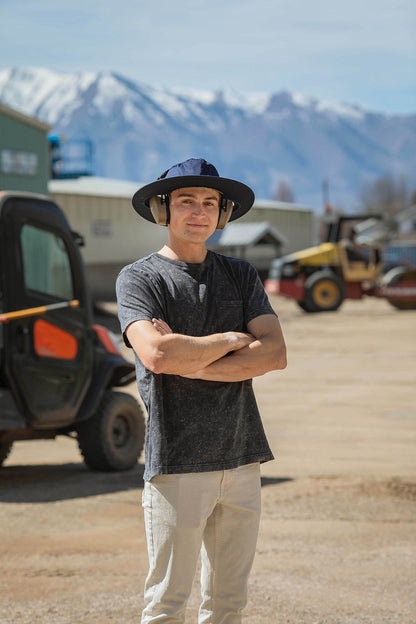 Earmuff Wide Brim Hat