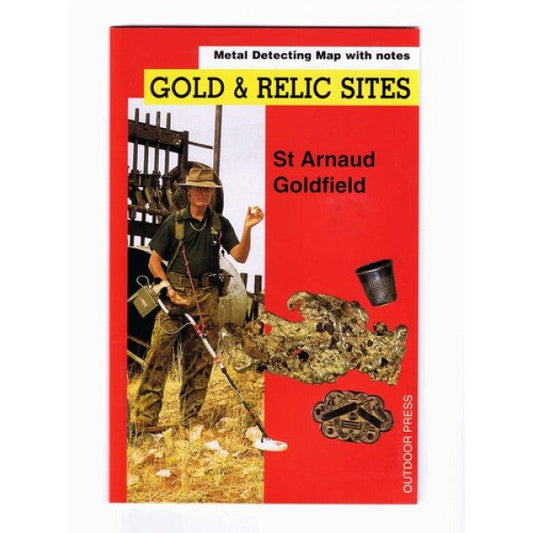 Map Gold & Relics St Arnaud-Lucky Strike Gold