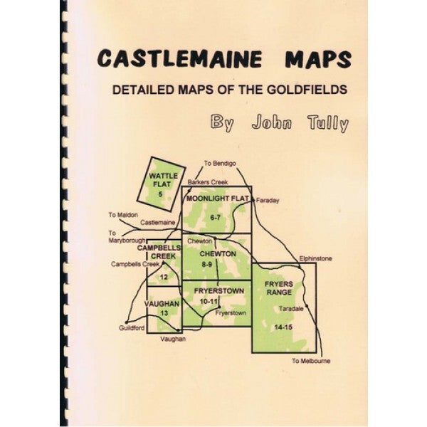 Map, John Tully Castlemaine-Lucky Strike Gold