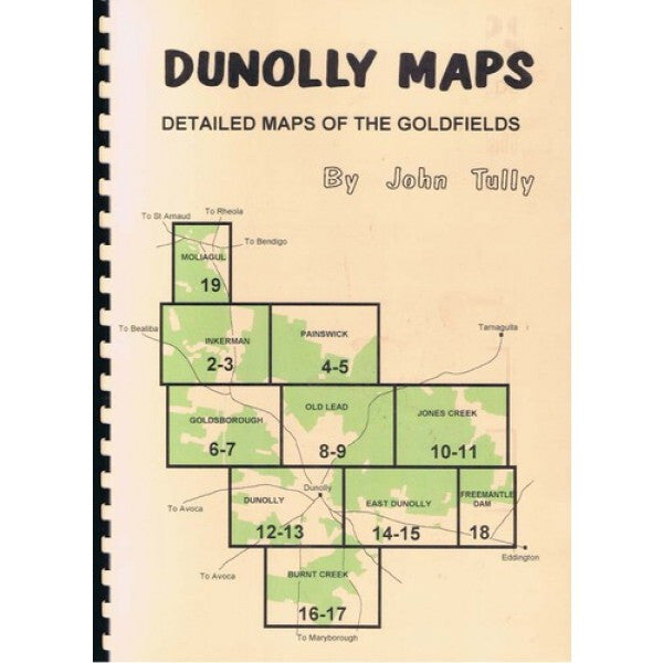 Map, John Tully Dunolly-Lucky Strike Gold