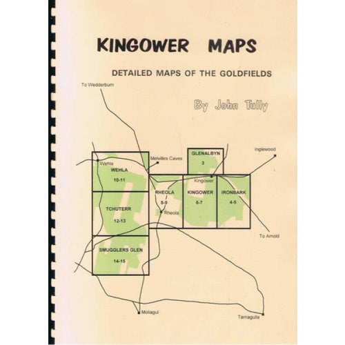 Map, John Tully Kingower-Lucky Strike Gold