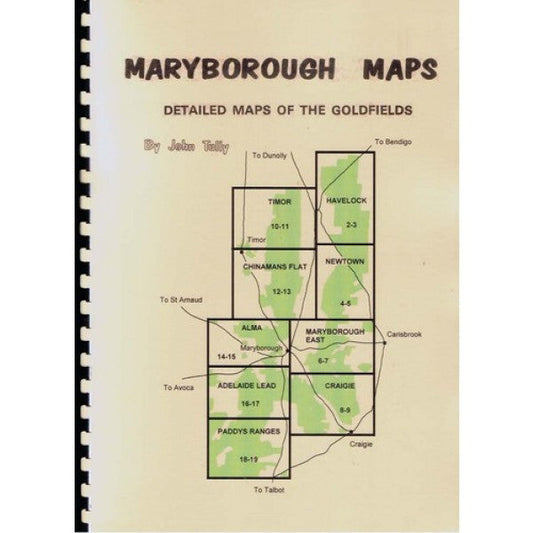 Map, John Tully Maryborough-Lucky Strike Gold