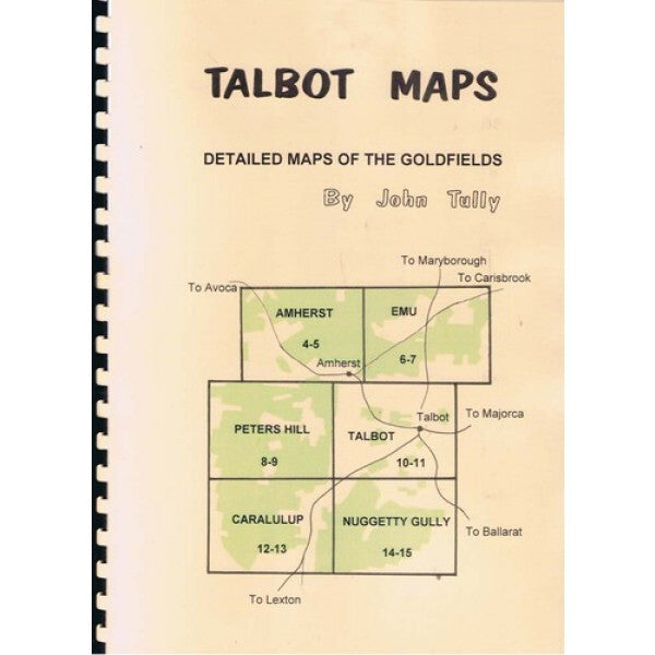 Map, John Tully Talbot-Lucky Strike Gold