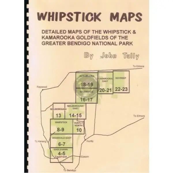 Map, John Tully Whipstick-Lucky Strike Gold