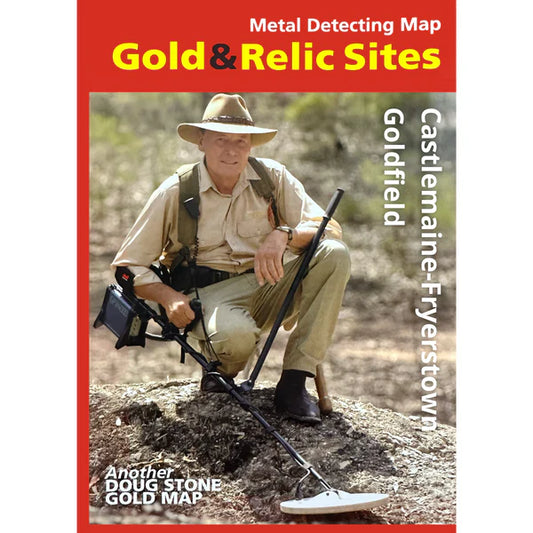 Map Gold & Relics Castlemaine-Fryerstown